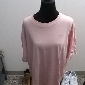 Champion Women's Or Unisex Pink T-Shirt